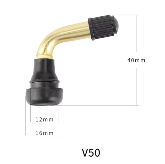 Valve tubeless 90°